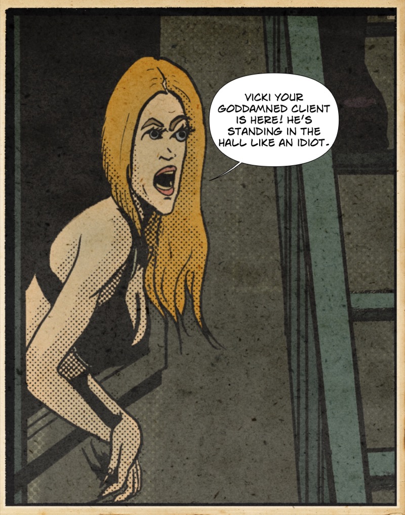 Digital illustration by Deaddie Mercury of mistress Victoria 