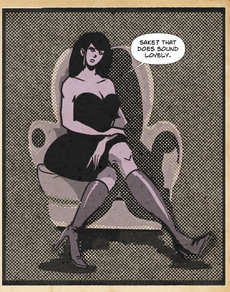 Digital illustration by Deaddie Mercury a bdsm locker room for mistresses off the clock