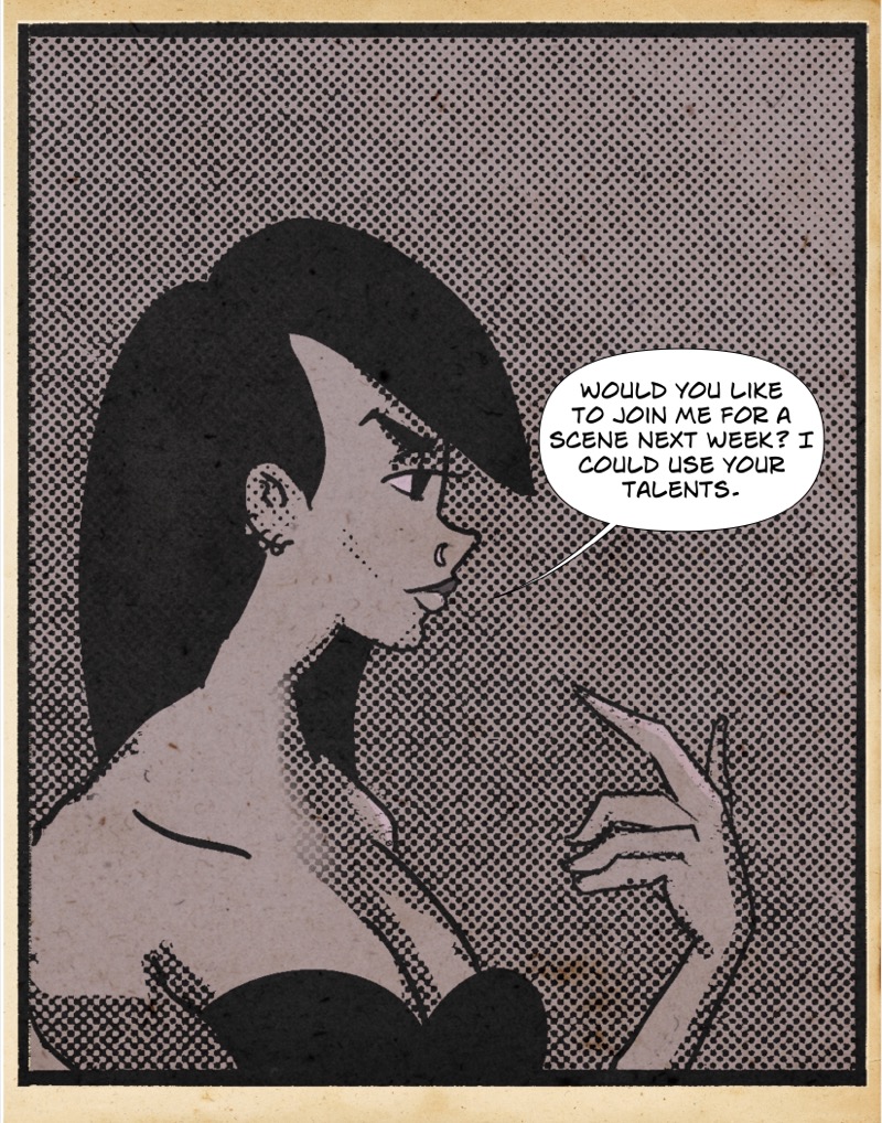 Digital illustration by Deaddie Mercury a bdsm locker room for mistresses off the clock