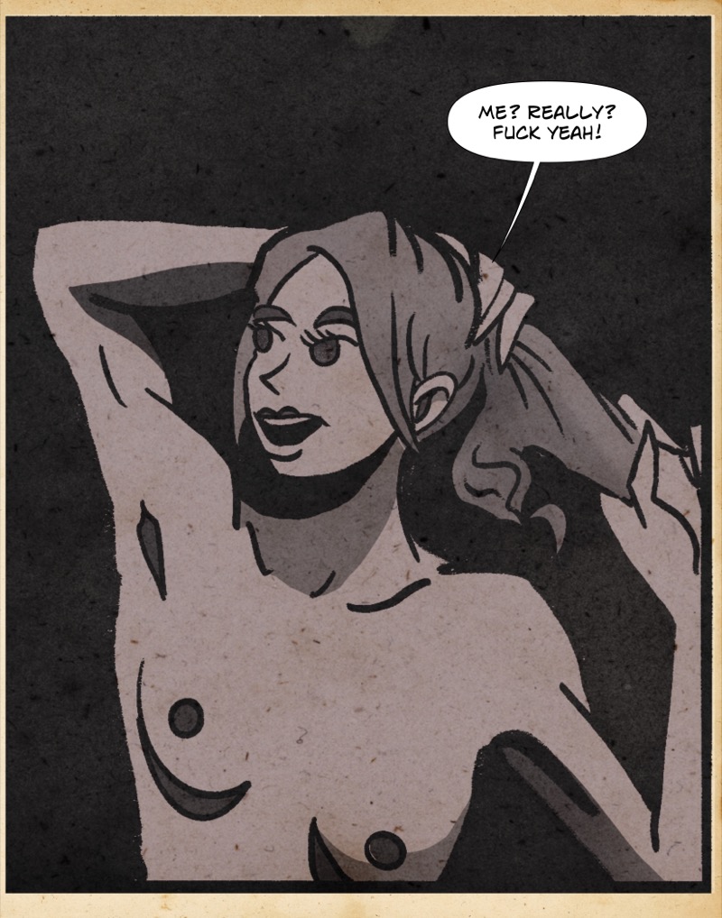 Digital illustration by Deaddie Mercury a bdsm locker room for mistresses off the clock