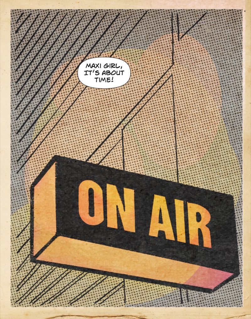 artistic digital illustration by deaddie mercury of decibel sake bar sign